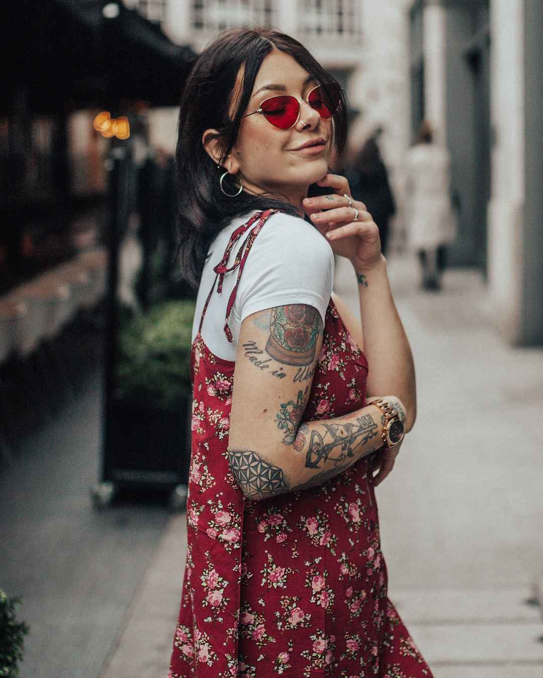 Tattooed model and photographer Anastasiya Ty, alternative photo model, inked girl | United Kingdom