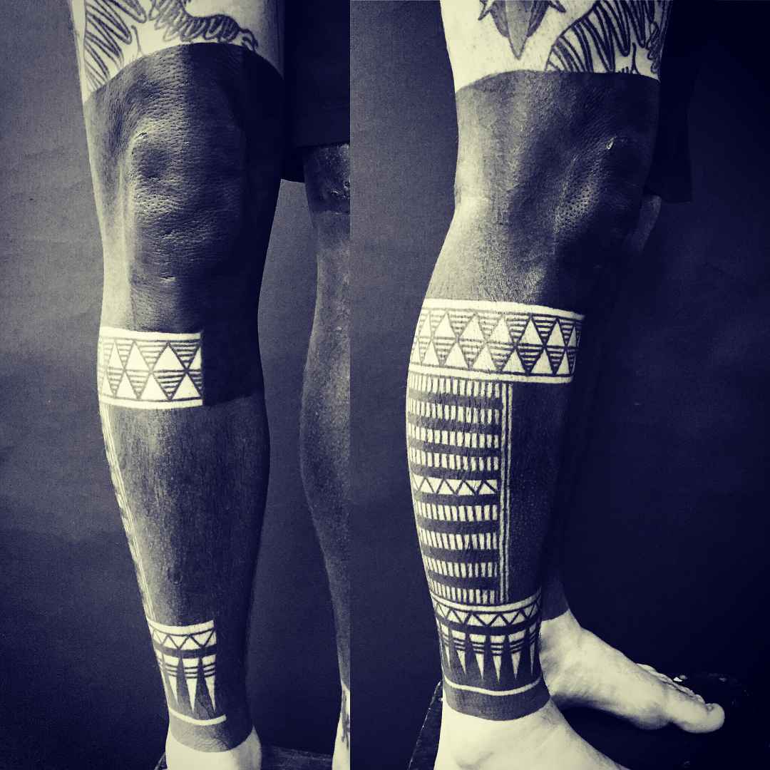 Tattoo artist Matt Black, black ornamental tattoo | USA