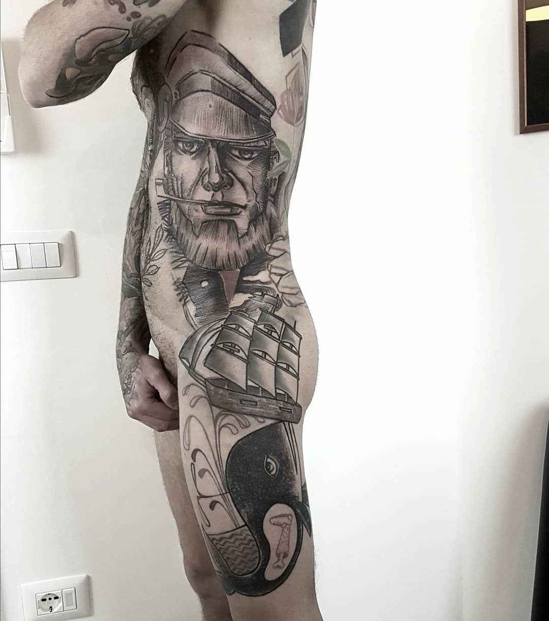 Tattoo艺术家Matteo Cascetti，色彩作者风格刺青，图形、抽象、立体主义 | 意大利