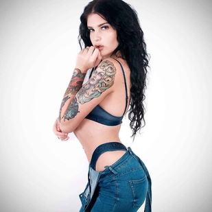 🔥 Hot photos, model's portfolio  #20595 Tattoo model Boboncosg