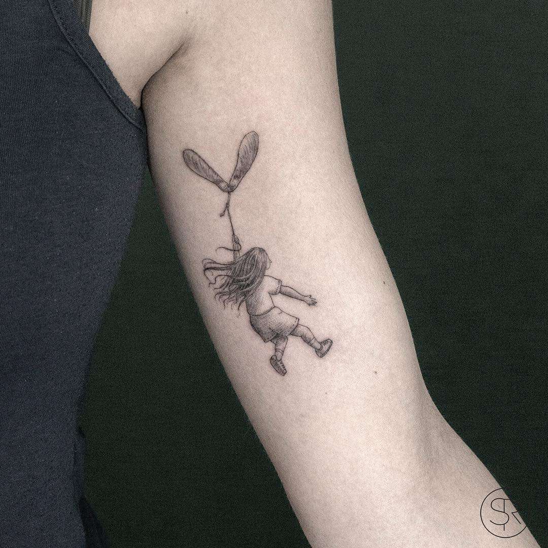 Tattoo艺术家Sven Rayen - 作者风格黑色与灰色极简 tattoo，写实风格 | 比利时