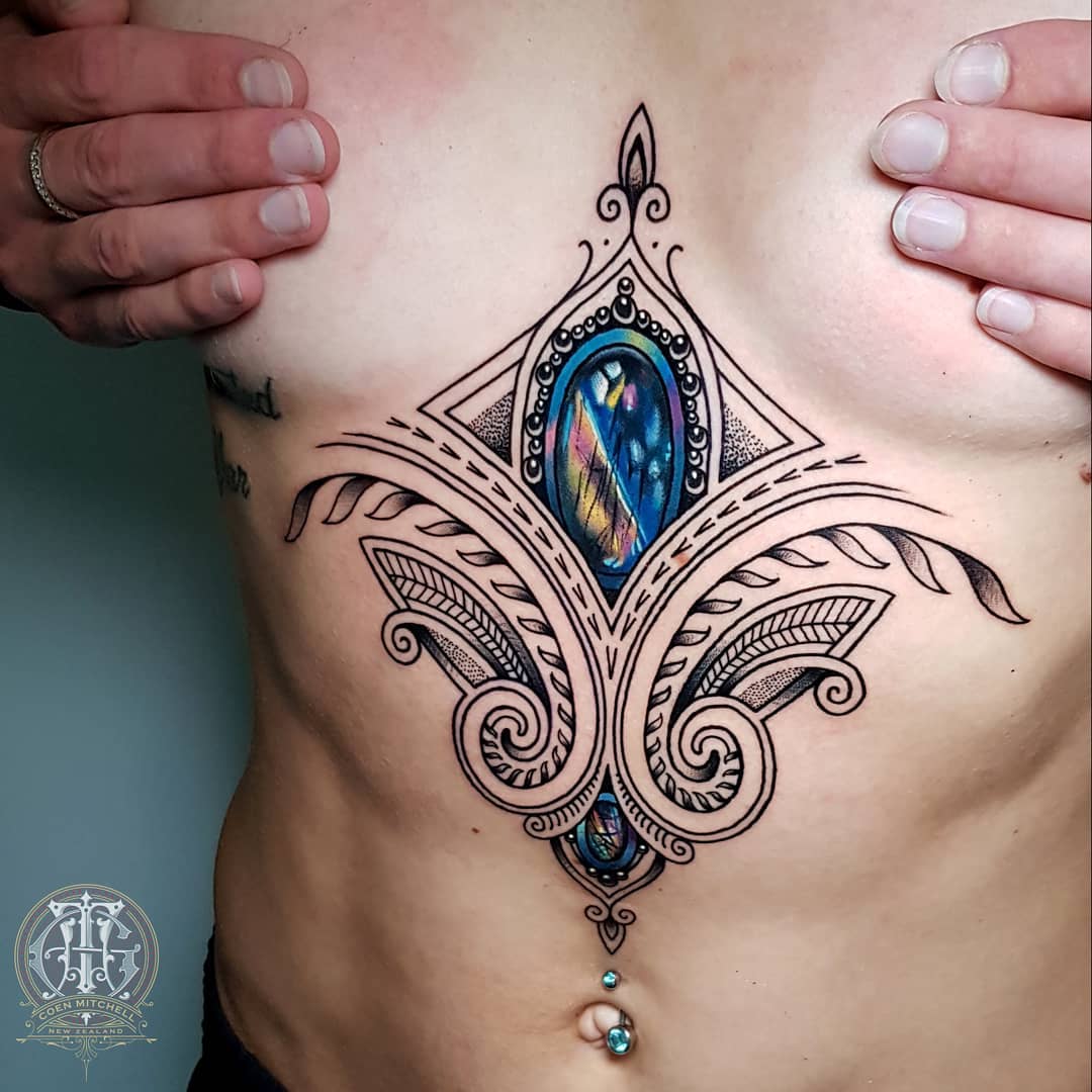 Coen Mitchell Tattoo Gold - Mosaic flow lion piece - For bookings- Private  mail through your ideas/placement/sizing/photo of the area you want tattooed.  Instagram: @coenmitchell #hushanesthetic #inkjecta #stencilstuff  #newzealandartist