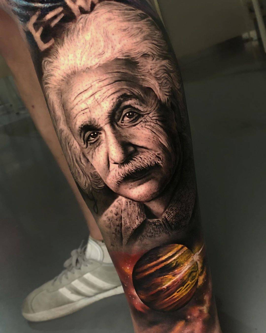 Tattoo artist Sergio Fernandez, black and grey portrait realistic tattoo | Malaga, Spain