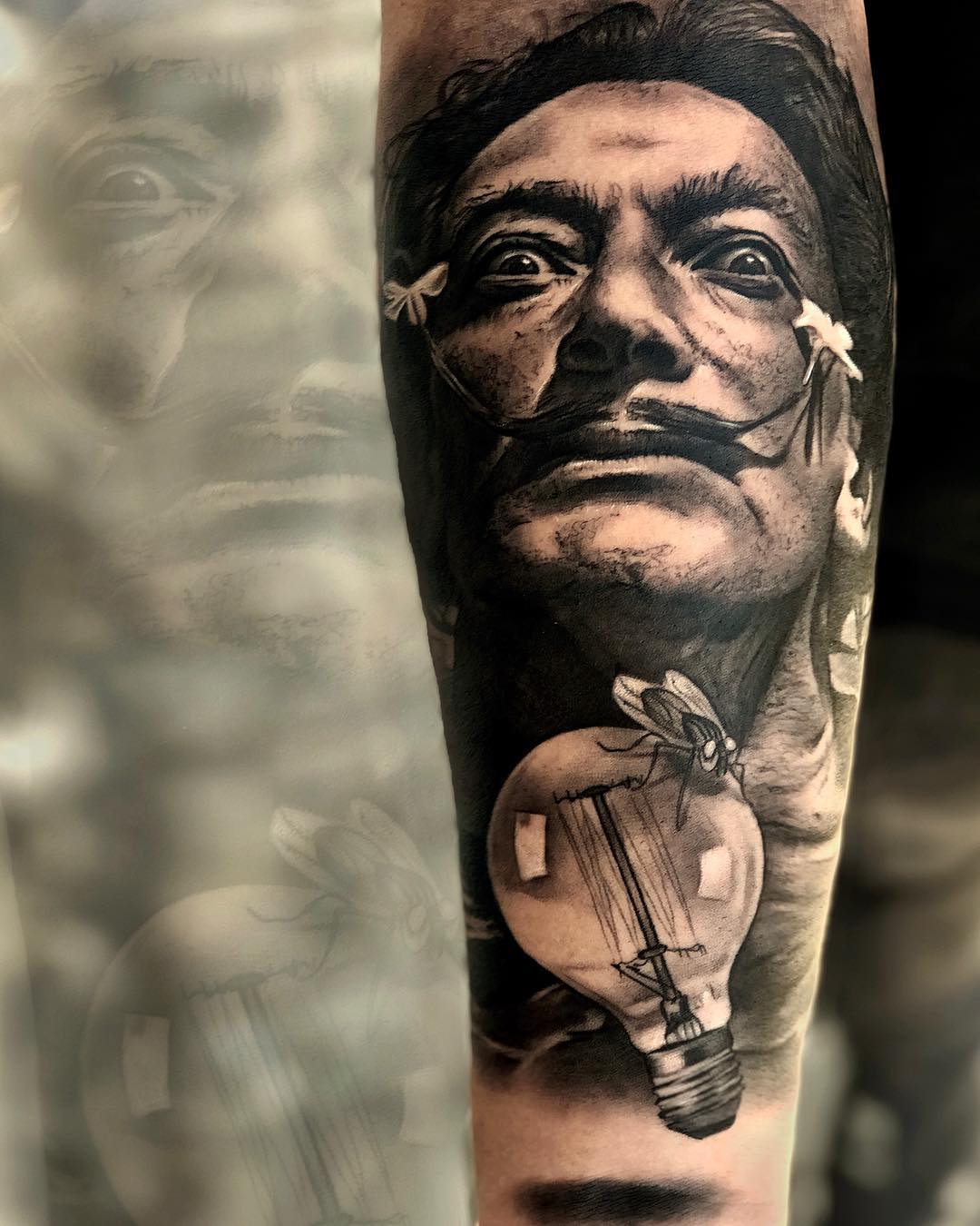 Tattoo artist Sergio Fernandez, black and grey portrait realistic tattoo | Malaga, Spain