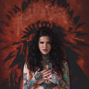 🔥 Hot photos, model's portfolio  #30434 Tattoo model Heidi Lavon