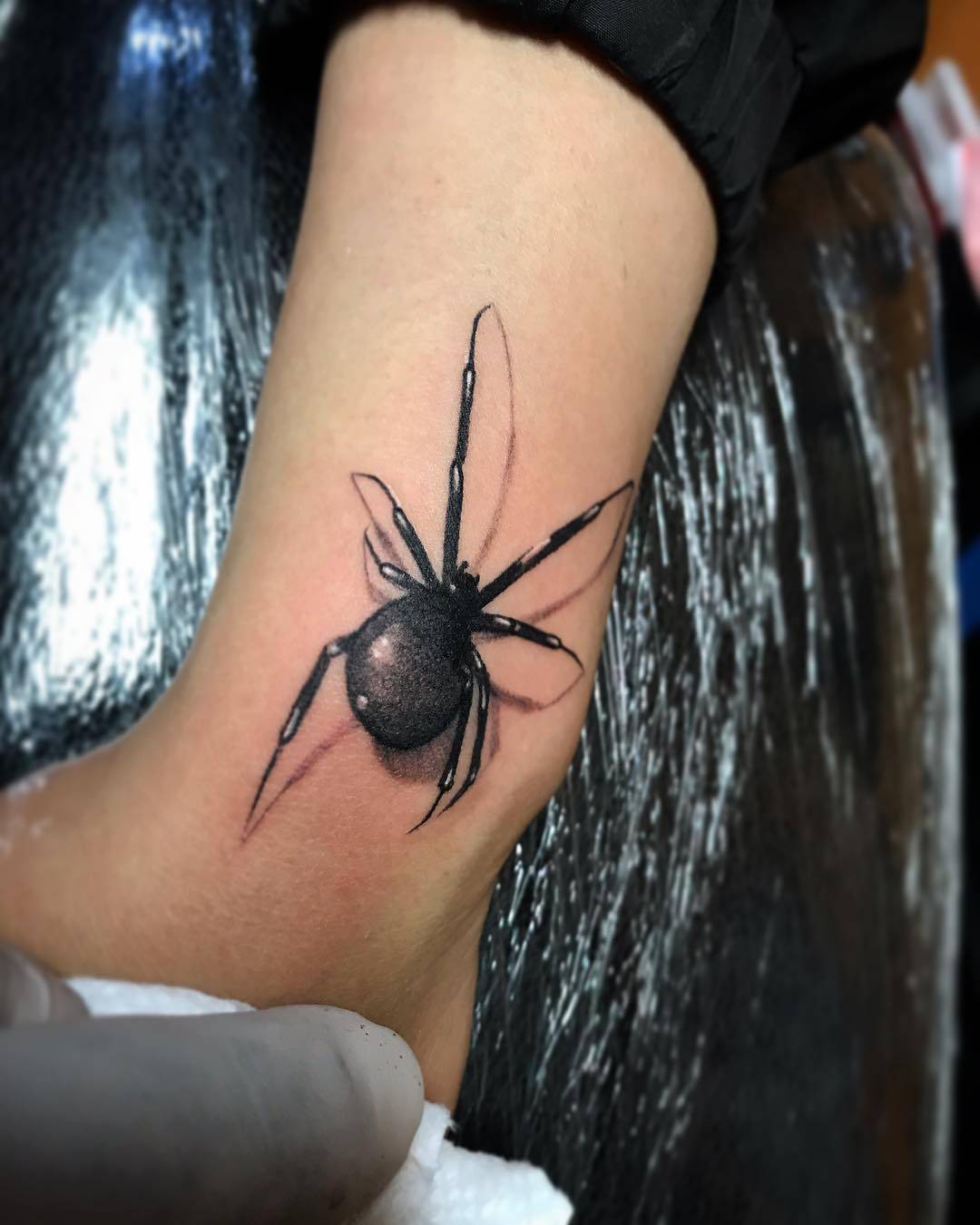 Rob Black Widow 3D Spider Tattoo – Art n Soul Tattoo Studio