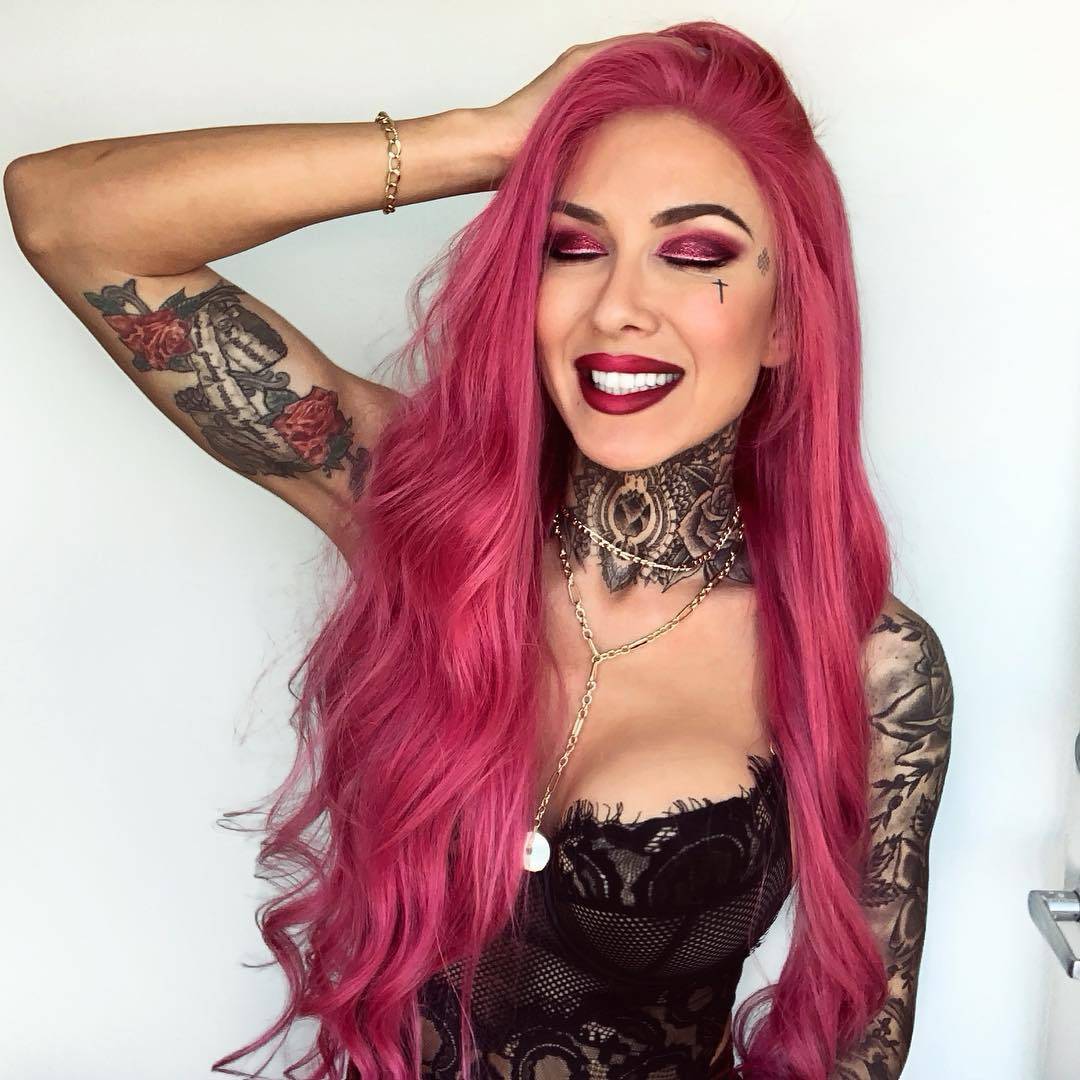 Modelo tatuada Marita Sürma Majewska, chica con tatuaje, modelo fotográfico alternativo |  Polonia