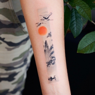 Female Color  tattoo on Forearm #36169 | Tattoo Artist Franky Yang