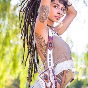 🔥 Hot photos, model's portfolio  #36246 Tattoo model The free elf