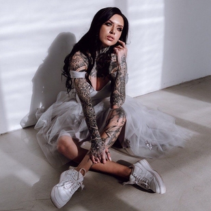 🔥 Hot photos, model's portfolio  #36327 Tattoo model Diana Madness