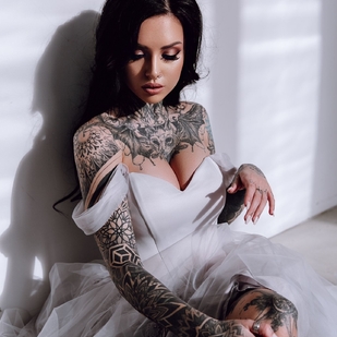 🔥 Hot photos, model's portfolio  #36346 Tattoo model Diana Madness