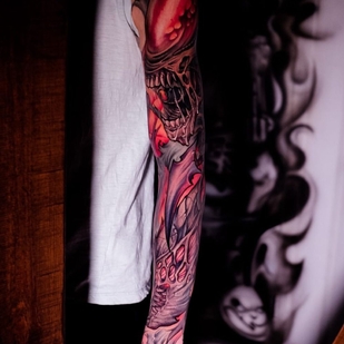 Male Color Neo-traditional tattoo #39836 | Tattoo Artist Victor Rassadniy