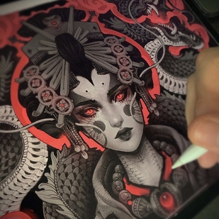 tattoo #54724 | Tattoo Artist Vitaliy Morozov