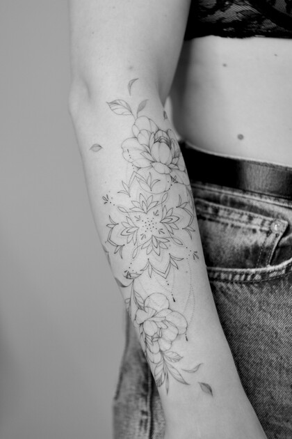 Tattoo Idea # Tattoo Artist Anastasiya Kovyazina