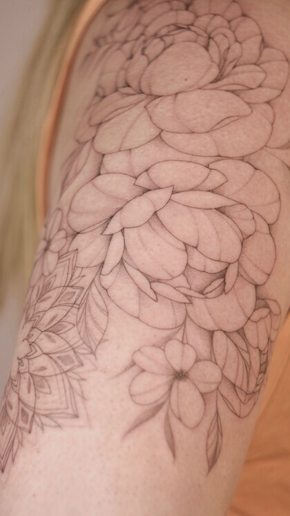 Tattoo Idea # Tattoo Artist Anastasiya Kovyazina