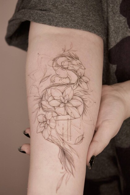 Tattoo Idea # Tattoo Artist Anastasiya Kovyazina