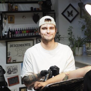 Tattoo artist Maxim Ivlev