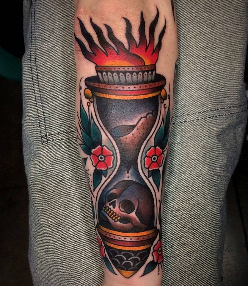 tatoo艺术家Alexey Tol彩色老式传统纹身 | tattoo artist Alexey Tol colour old school traditional tattoo