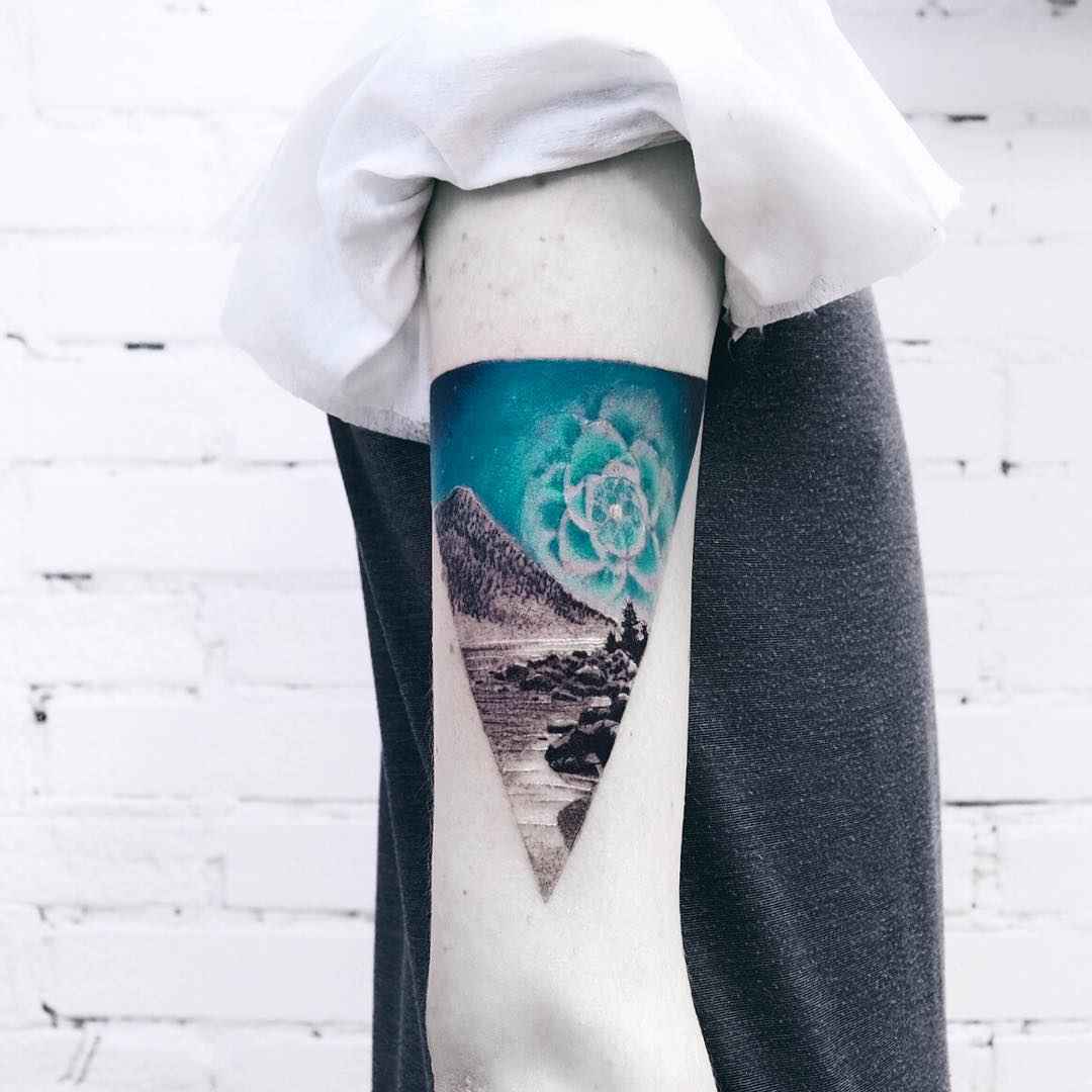 тату мастер Евгений Мэл Мальгин цветные дотворк татуировки | tattoo artist Evgeniy Mel Malgin colour dotwork design tattoo