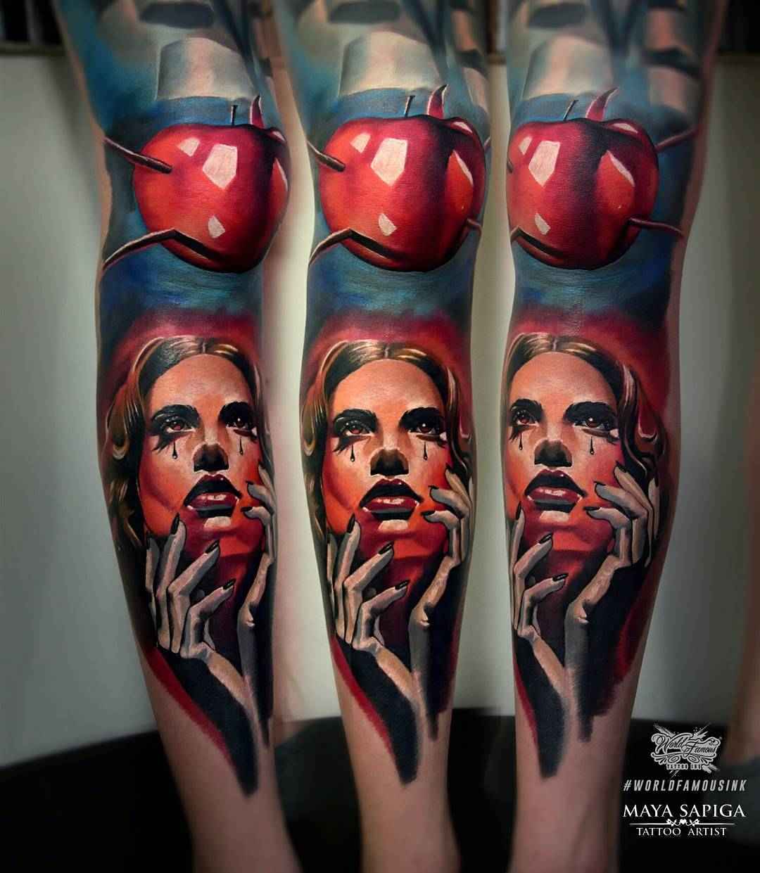 тату мастер Maya Sapiga (Анастасия Сапига) цветные татуировки реализм | tattoo artist Maya Sapiga colour realistic tattoo