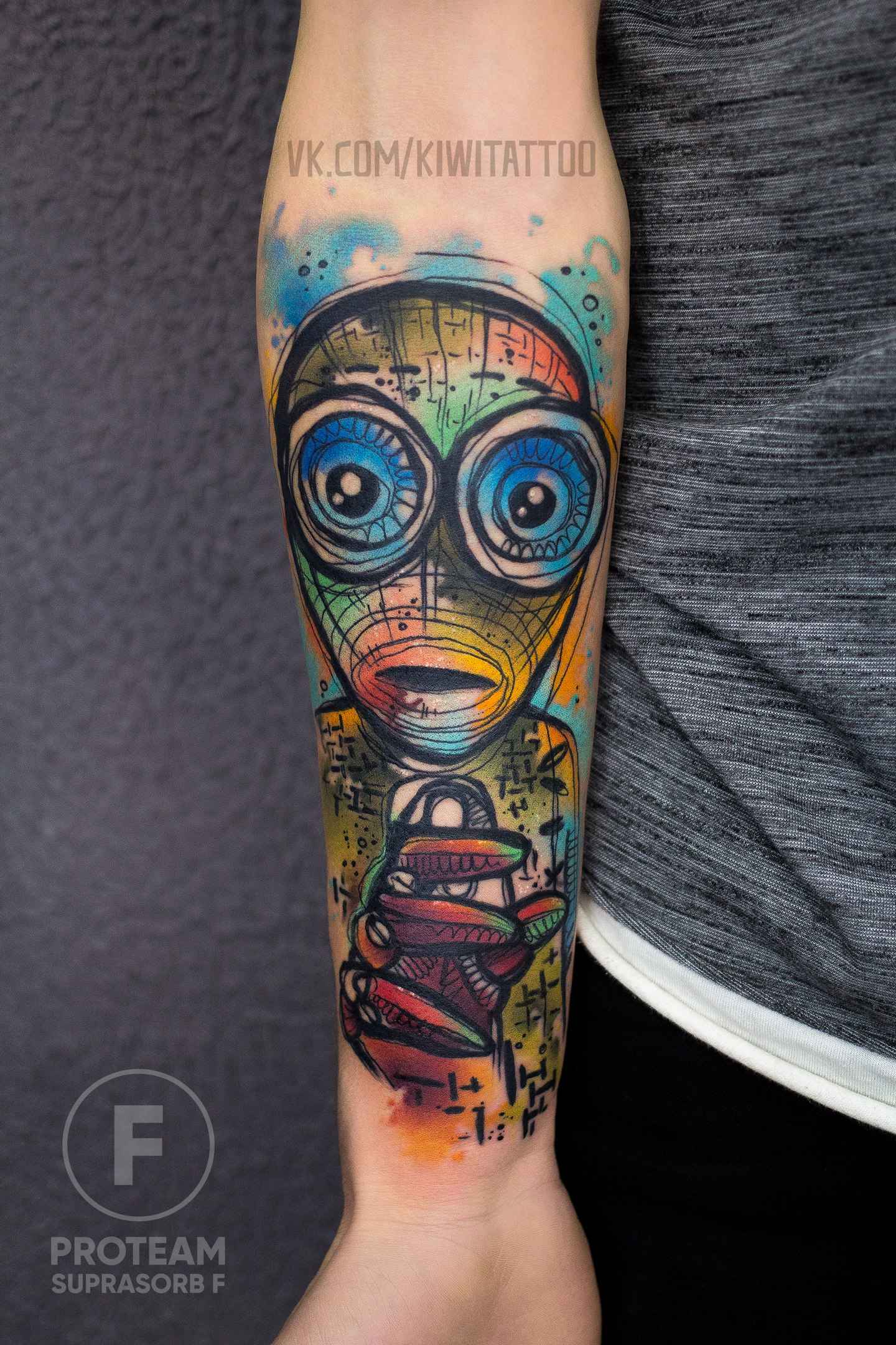 тату мастер Вика KIWI цветные скоростные скетч акварель татуировки | tattoo artist Vika KIWI colour sketch watercolor tattoo