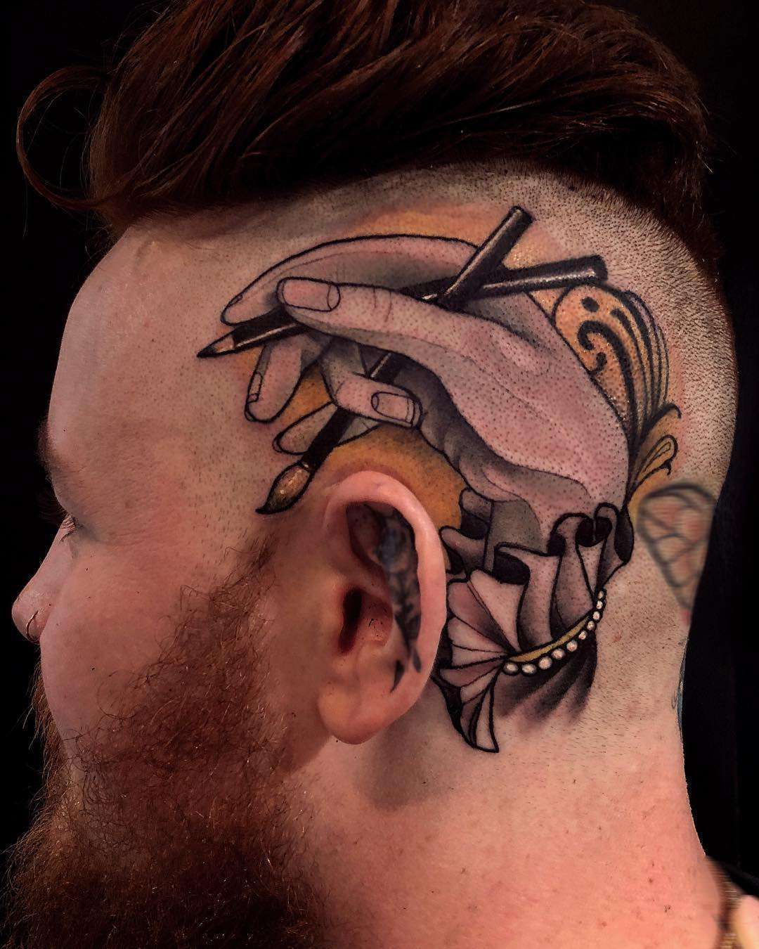 Tatto英国艺术家Chris Green，彩色新传统风格纹身 | 英国