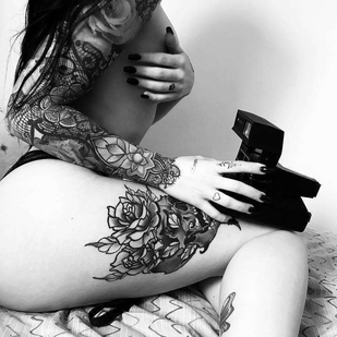 🔥 Hot photos, model's portfolio  #21333 Tattoo model Victoria Biguzzi