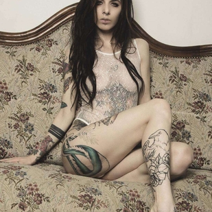 🔥 Hot photos, model's portfolio  #21247 Tattoo model Tanya Bat