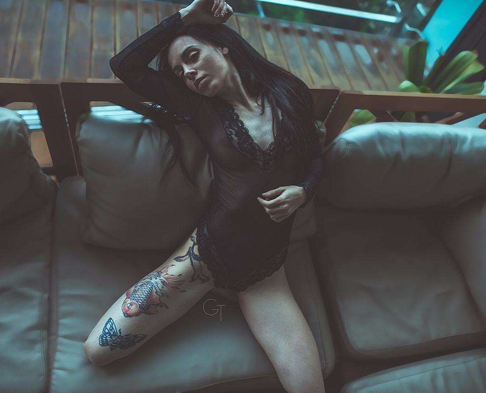 Tattooed model TanyaBat, alternative photo model, inked girl | Italy