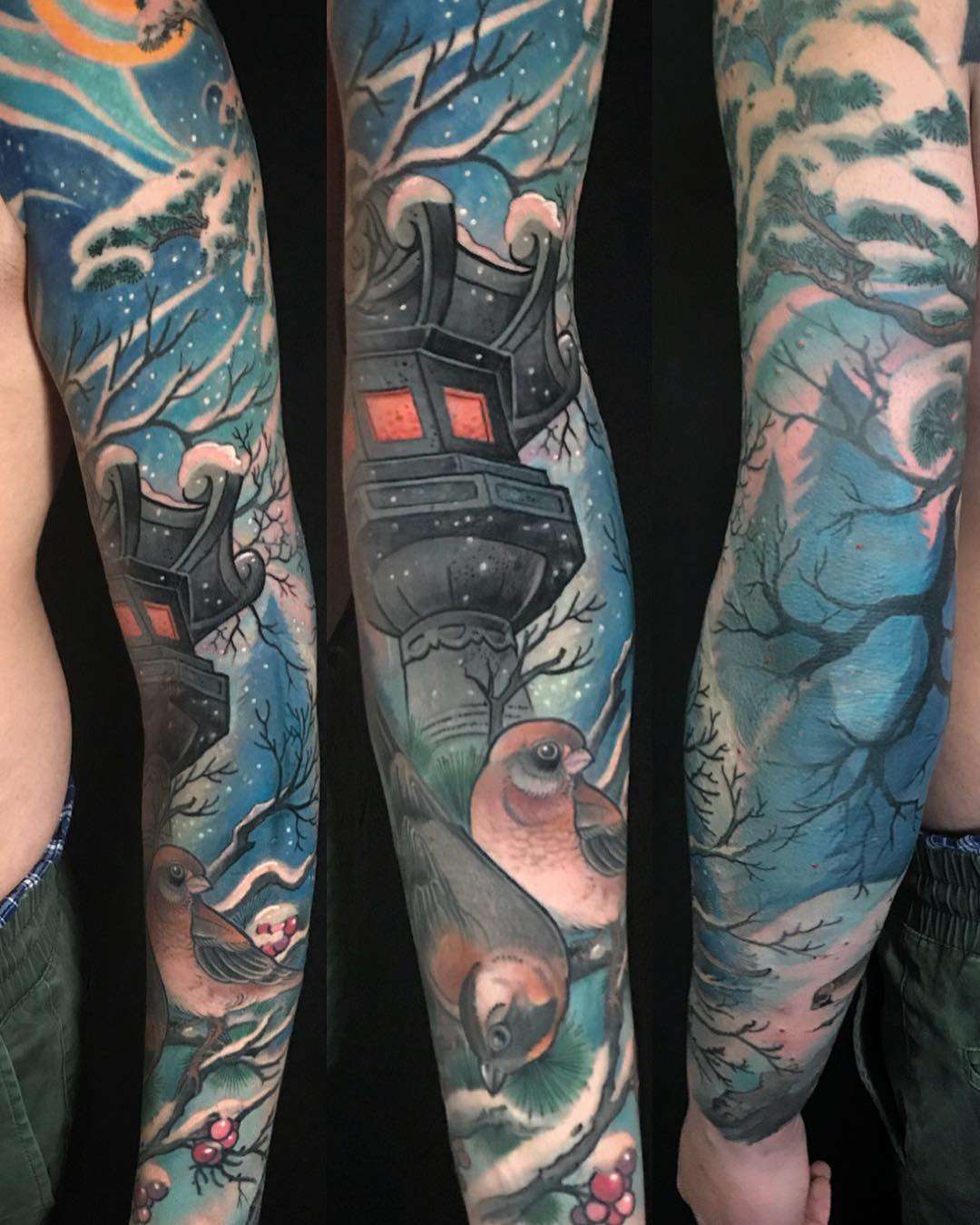 Tattoo artist Jee Sayalero, color traditional oriental Japanese tattoo | Spain