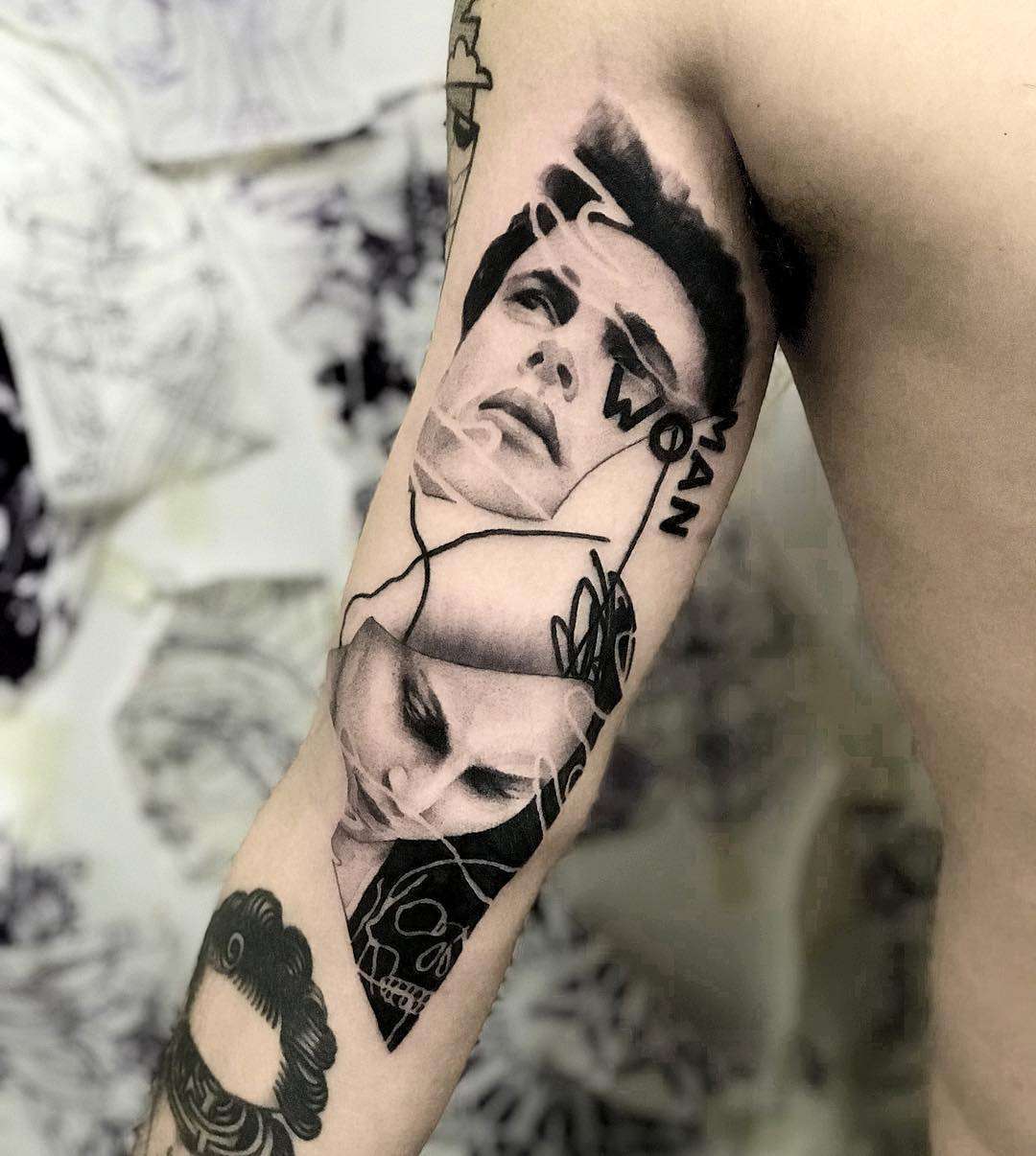 Tattoo艺术家Caio Miguel，黑色作者风格超现实主义 tattoo 真实主义 | 巴西