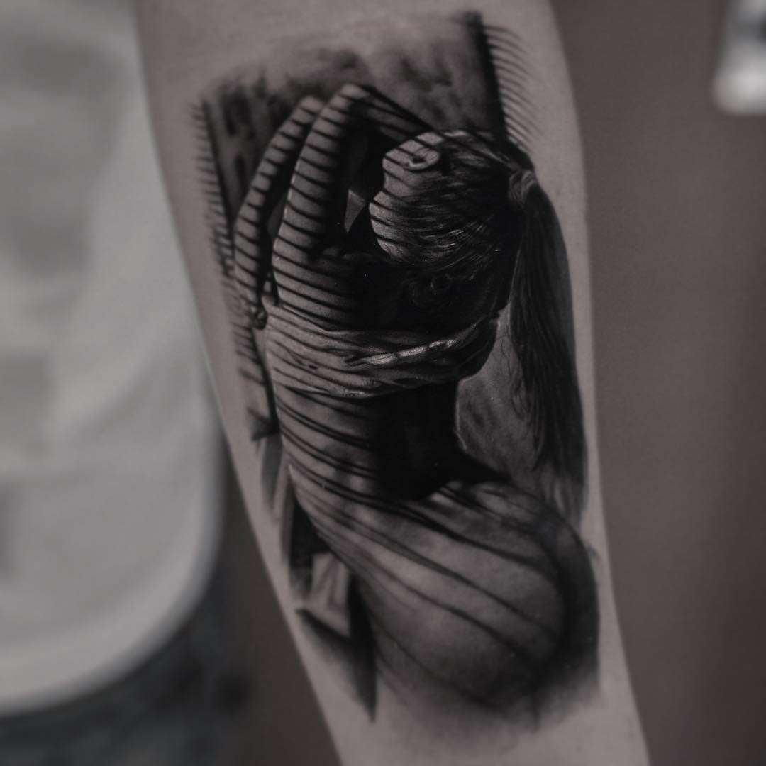 Inal Bersekov's Photorealistic Tattoos 