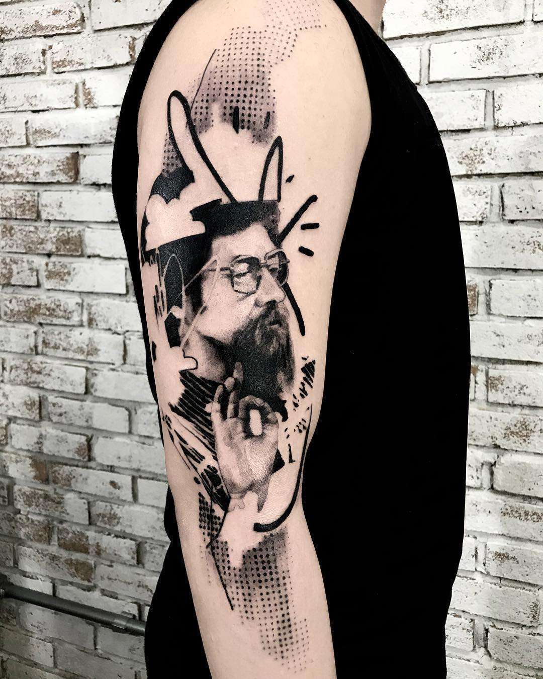 Tattoo艺术家Caio Miguel，黑色作者风格超现实主义 tattoo 真实主义 | 巴西