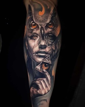 Tattoo artist Jayden Pengilly