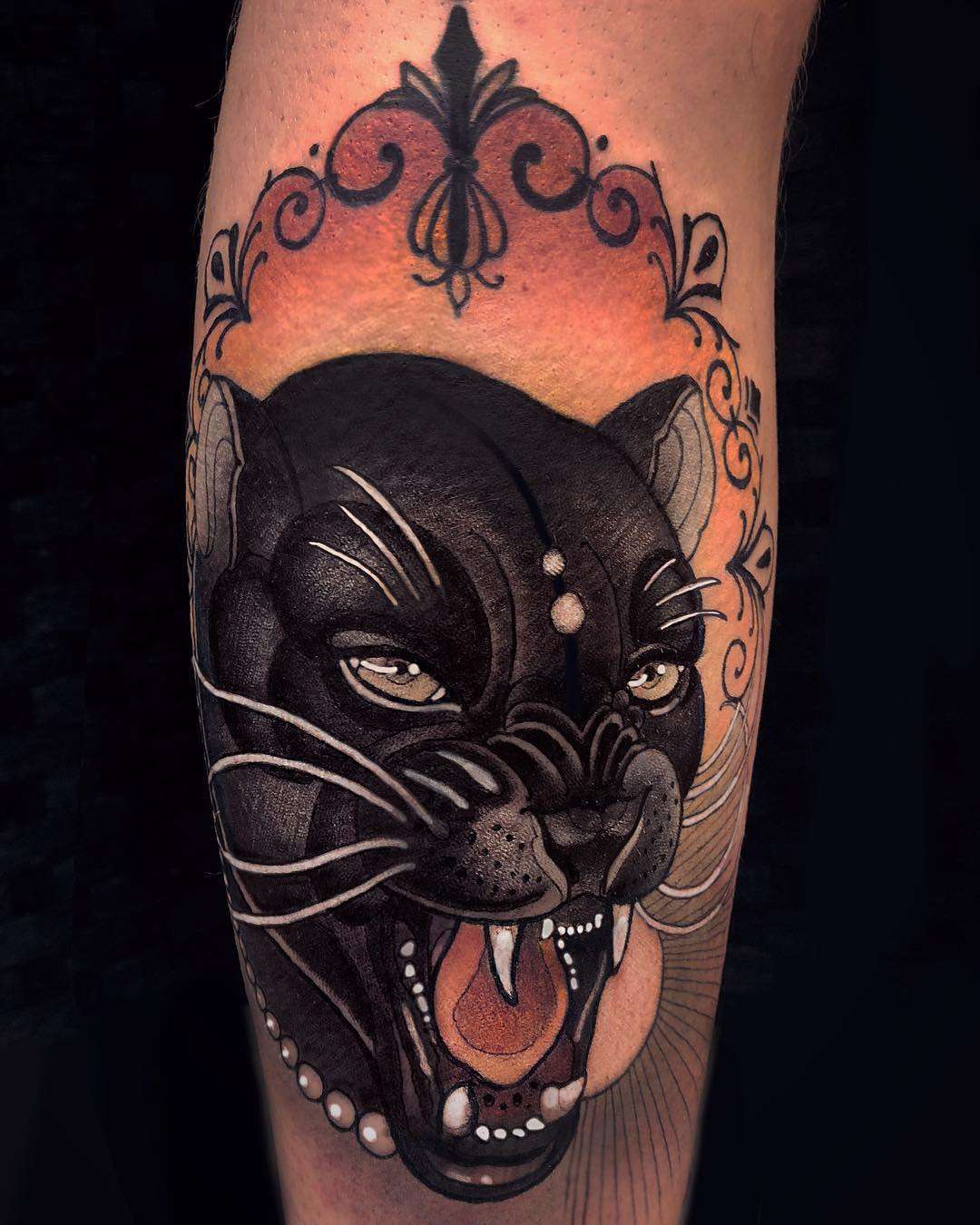 Tattoo artist Chris Green, color neo traditional tattoo | United Kingdom
