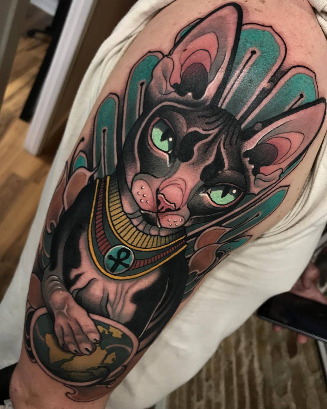 Tattoo artist Javier Franko, color neo traditional tattoo | Barcelona, Spain