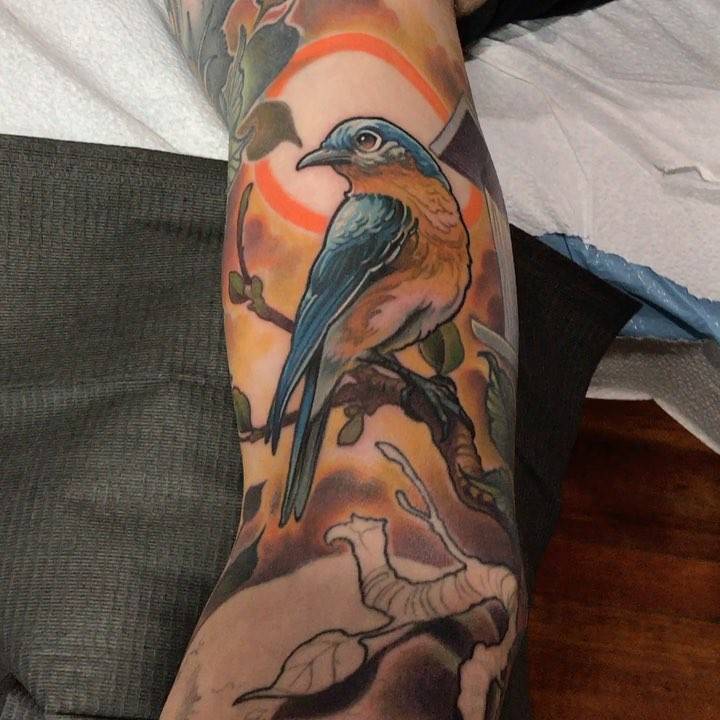 纹身艺术家 Ande Chambers，彩色新传统和新学派纹身 | 美国