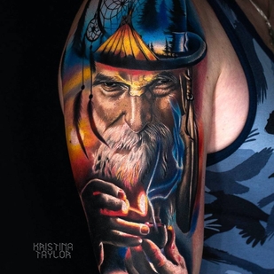 Color Realism tattoo on Shoulder #31296 | Tattoo Artist Kristina Taylor