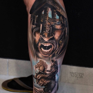 Color Realism tattoo on Leg #31291 | Tattoo Artist Kristina Taylor