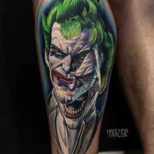 Color Realism tattoo on Leg #31288 | Tattoo Artist Kristina Taylor