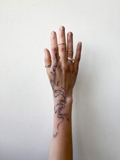 Tattoo Idea # Tattoo Artist Ginger Lines / Anna