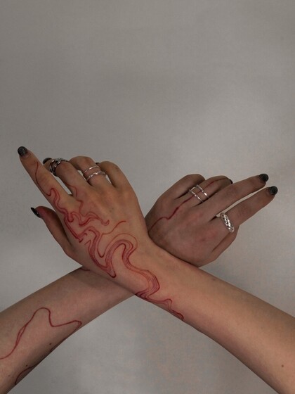Tattoo Idea #70164 Tattoo Artist Ginger Lines / Anna