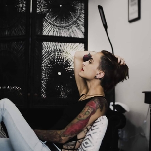 🔥 Hot photos, model's portfolio  #70558 Tattoo model Maria Blade