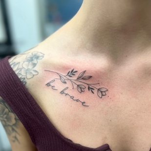 Lettering tattoo #70621 | Tattoo Artist Claudia Fedorovici