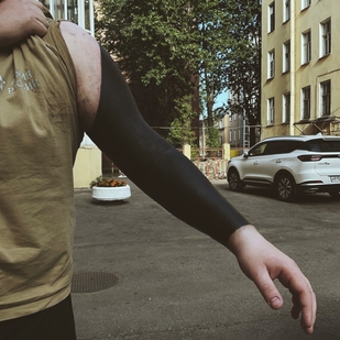 Male Black Blackwork tattoo #70785 | Tattoo Artist Maxim zaycev_ink