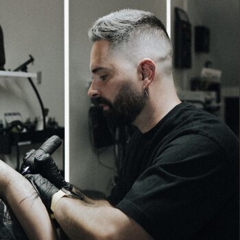 Tattoo artist Luis Dominguez
