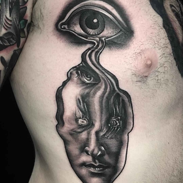 Psychedelic tattoos by Pietro Sedda