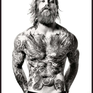 🔥 Hot photos, model's portfolio  #22299 Tattoo model Josh Mario John