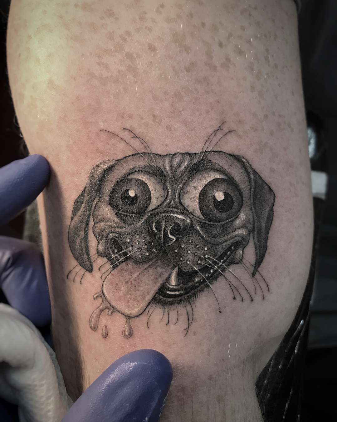 Tattoo artist Ben Grillo, authors style black&grey surrealistic realism tattoo | USA