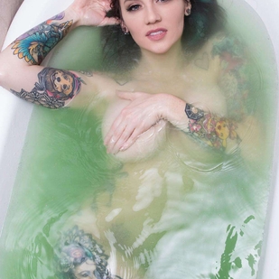 🔥 Hot photos, model's portfolio  #22394 Tattoo model Erica Fett